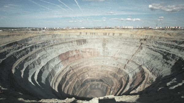 Mina de diamantes, imagen referencial - Sputnik Mundo