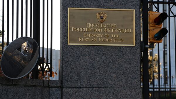 El edificio de la Embajada de Rusia en EEUU - Sputnik Mundo