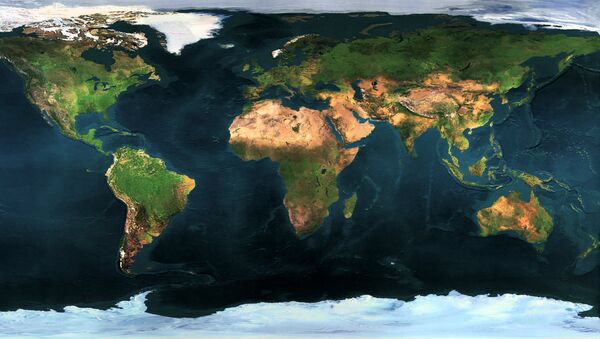 Un mapa de la Tierra - Sputnik Mundo