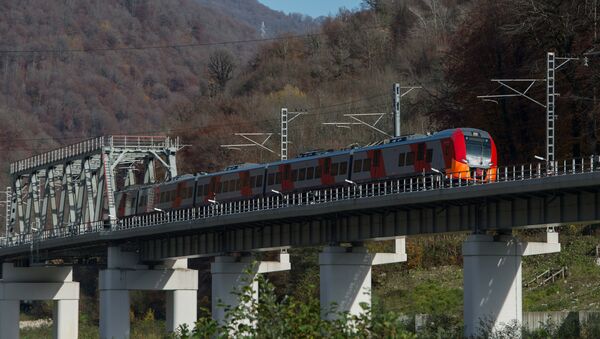 Tren de alta velocidad en Sochi - Sputnik Mundo