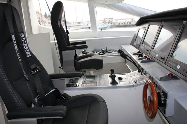 Interior de la cabina de un buque de alta velocidad del proyecto A 145 Interior de la cabina de un buque de alta velocidad del proyecto A 145 - Sputnik Mundo