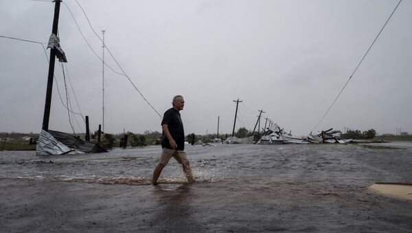 Consecuencias del huracán Harvey en Texas, EEUU - Sputnik Mundo