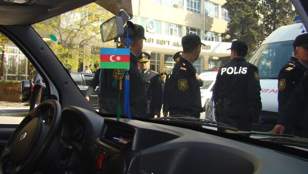 Policías de Azerbaiyán - Sputnik Mundo