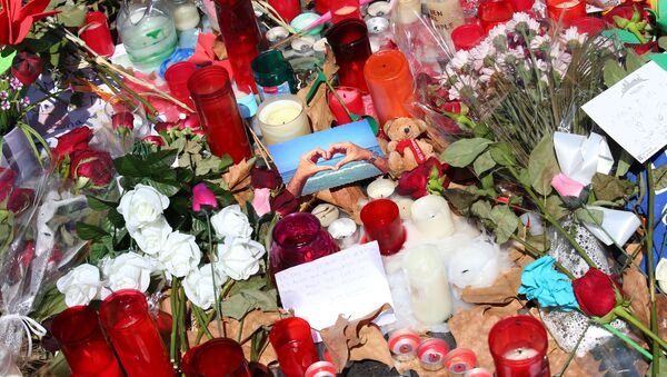Homenaje a las víctimas del atentado en Barcelona - Sputnik Mundo
