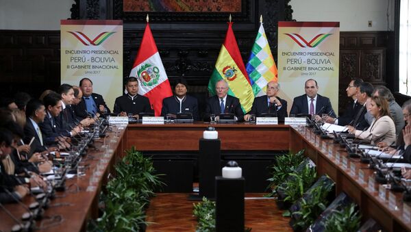 La reunión del III Gabinete Binacional en Lima - Sputnik Mundo
