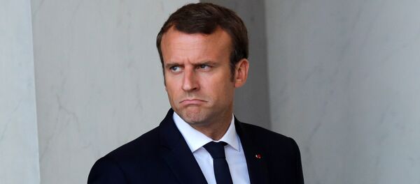 Emmanuel Macron, presidente de Francia Emmanuel Macron, presidente de Francia - Sputnik Mundo