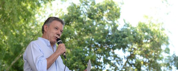 Juan Manuel Santos, presidente de Colombia Juan Manuel Santos, presidente de Colombia - Sputnik Mundo