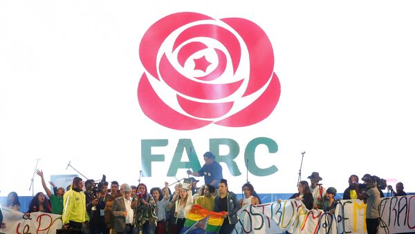 Acto de la FARC en Bogotá, Colombia (archivo) - Sputnik Mundo