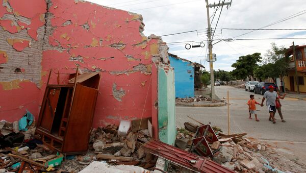 Consecuencias de un terremoto en México - Sputnik Mundo
