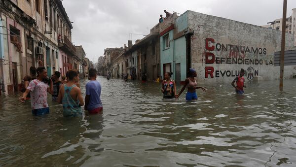 Consecuencias del huracán Irma en la Habana, Cuba - Sputnik Mundo