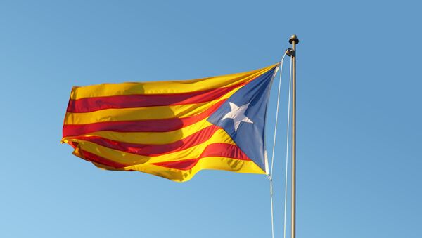 Bandera independentista de Cataluña (archivo) - Sputnik Mundo
