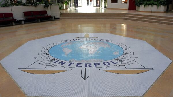 El logo de Interpol (imagen referencial) - Sputnik Mundo