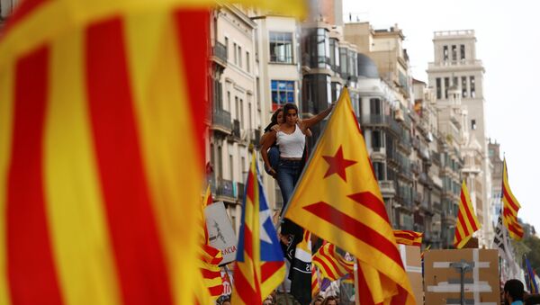 Referéndum de independencia de Cataluña (imagen referencial) - Sputnik Mundo