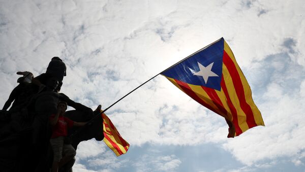Bandera independentista de Cataluña - Sputnik Mundo