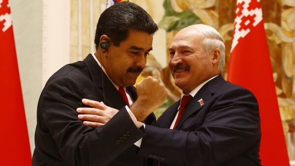 El presidente de Venezuela, Nicolás Maduro, y el presidente de Bielorrusia, Alexandr Lukashenko - Sputnik Mundo