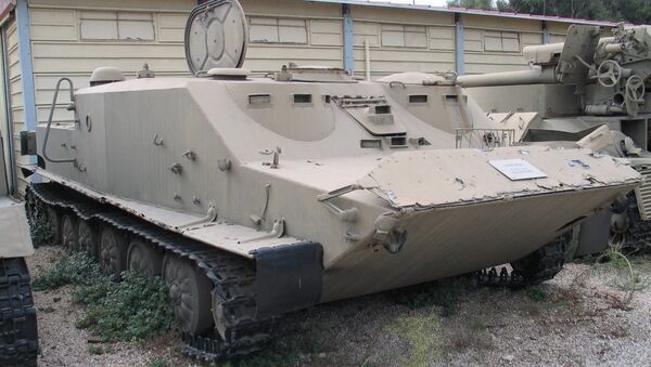 Vehículo de transporte blindado BTR-50 (archivo) - Sputnik Mundo