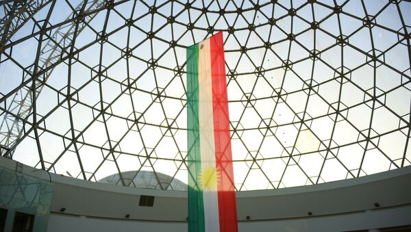 Bandera de Kurdistán iraquí - Sputnik Mundo