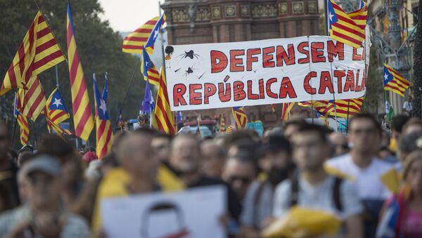 El referéndum en Cataluña (archivo) - Sputnik Mundo