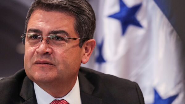 Juan Orlando Hernández, el presidente de Honduras - Sputnik Mundo