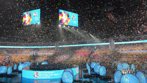Magnifica ceremonia de apertura del Festival Mundial de Juventud y Estudiantes en Sochi - Sputnik Mundo