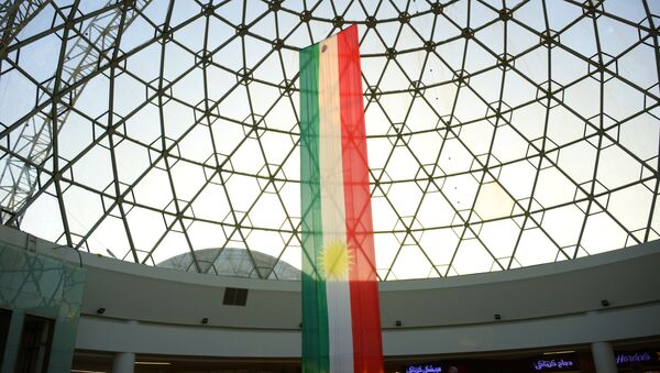 Bandera del Kurdistán iraquí - Sputnik Mundo