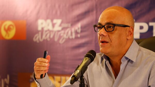 Jorge Rodríguez, presidente del comando de campaña oficialista de Venezuela, Zamora 200 - Sputnik Mundo