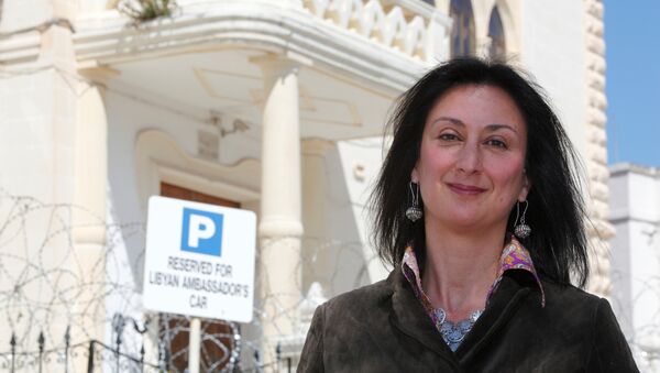 Daphne Caruana Galizia, periodista maltesa asesinada con un coche bomba el 16 de octubre de 2017 - Sputnik Mundo