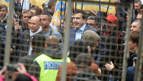 Partidarios de Saakashvili - Sputnik Mundo
