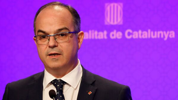 El portavoz del Gobierno catalán, Jordi Turull - Sputnik Mundo