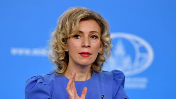 María Zajárova, portavoz del Ministerio de Asuntos Exteriores de Rusia - Sputnik Mundo