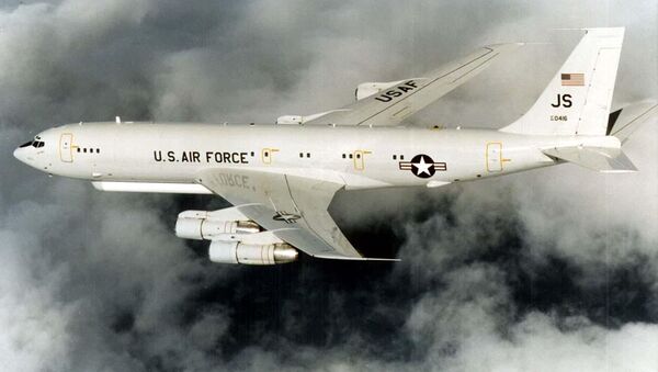 Un avión militar estadounidense Grumman E-8 Joint STARS (archivo) - Sputnik Mundo
