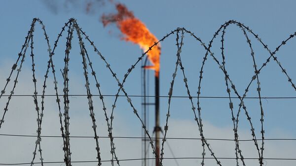 Un depósito de gas en Crimea, Rusia - Sputnik Mundo