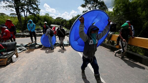 Protestas de los indígenas en Colombia - Sputnik Mundo