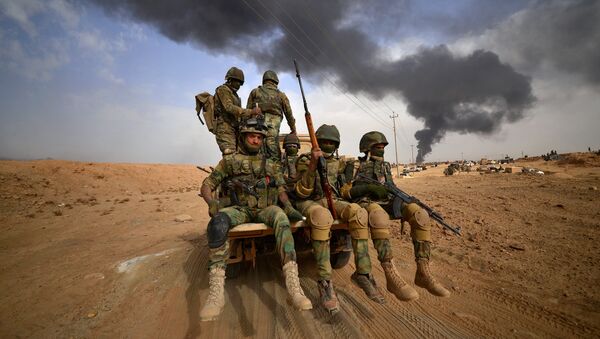 Fuerzas iraquíes en Al Qaim - Sputnik Mundo