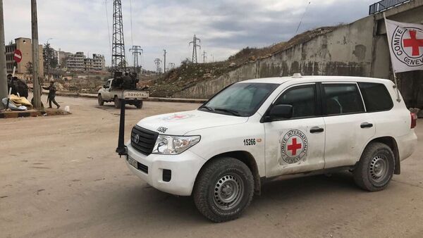 La Cruz Roja en Siria (archivo) - Sputnik Mundo
