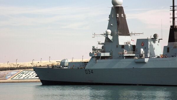HMS Diamond, destructor de la Marina Real británica - Sputnik Mundo