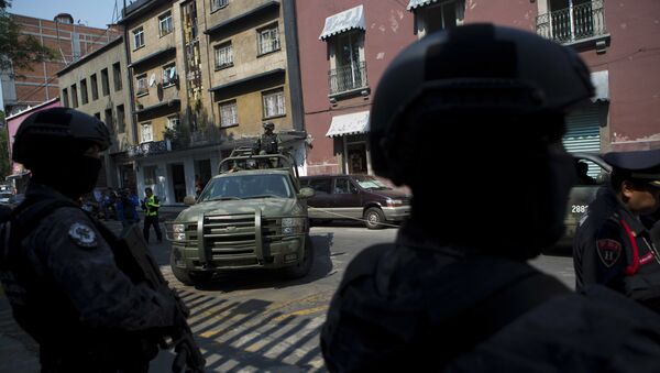 Agentes de la división antidrogas de la Policía mexicana (archivo) - Sputnik Mundo