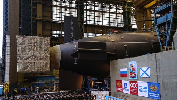 Botadura del submarino nuclear ruso Knyaz Vladimir - Sputnik Mundo