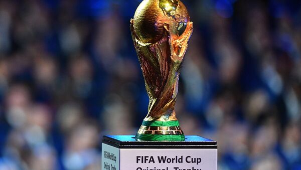 El trofeo de la FIFA (imagen ilustrativa) - Sputnik Mundo