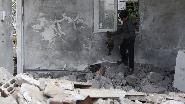 Edificios destruidos en Siria - Sputnik Mundo