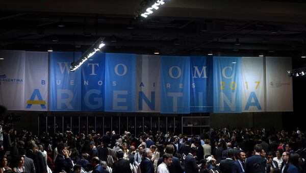 Inauguración de la XI Conferencia Ministerial de la OMC en Buenos Aires, Argentina - Sputnik Mundo