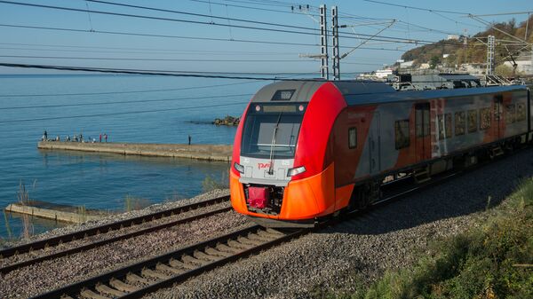 El tren de la empresa ferroviaria rusa, RZhD - Sputnik Mundo