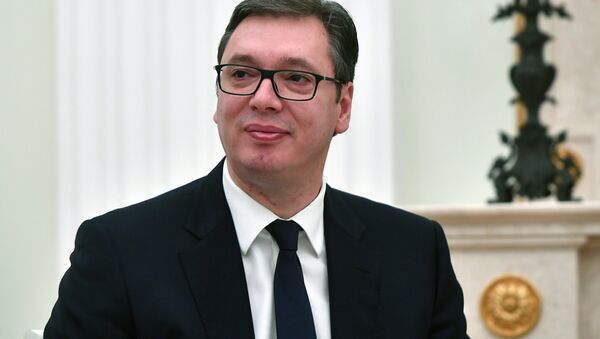 Aleksandar Vucic, presidente de Serbia - Sputnik Mundo