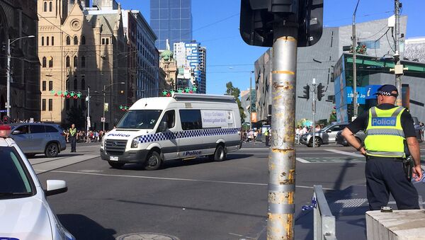 Policía en Melbourne, Australia - Sputnik Mundo