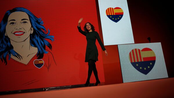 Inés Arrimadas, candidata de la formación liberal Ciudadanos para presidir la Generalitat de Cataluña - Sputnik Mundo