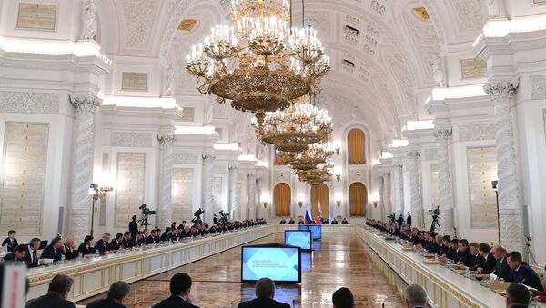 La reunión del Consejo de Estado para las inversiones en las regiones, Moscú, Rusia - Sputnik Mundo