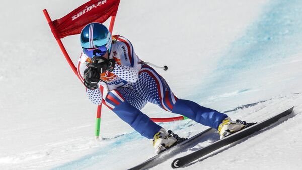 Esquiador ruso en los JJOO 2014 en Sochi - Sputnik Mundo