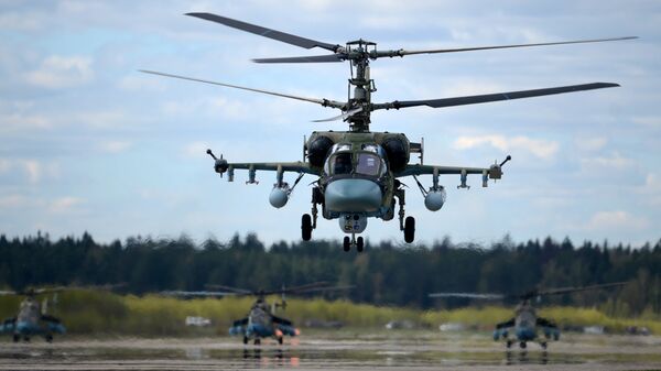 El helicóptero ruso Ka-52 Alligator - Sputnik Mundo