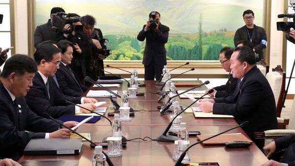 Las negociaciones entre las dos Coreas - Sputnik Mundo