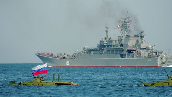 El buque de desembarco ruso Yamal (imagen referencial) - Sputnik Mundo
